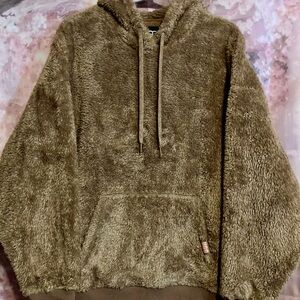 UGG Plush Fleece Hoodie in Brown